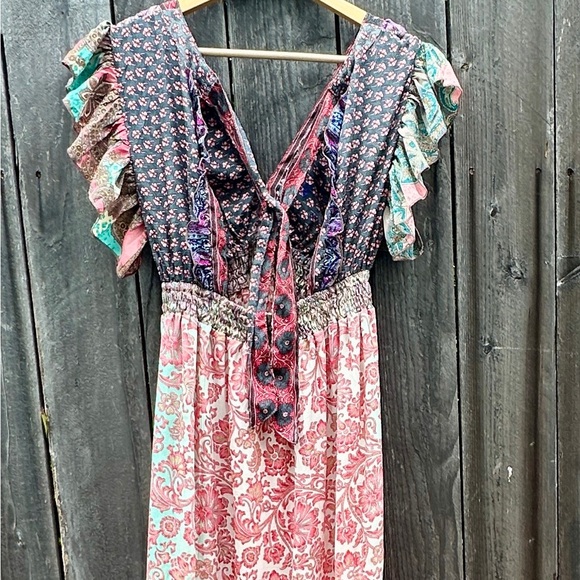 Floral Multicolor Maxi Dress - Picture 2 of 5
